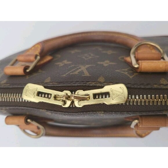LOUIS VUITTON ALMA HANDBAG MONOGRAM M51130 SD0965 Large 9 X 13.5 X 6.3 Authentic - Picture 9 of 16